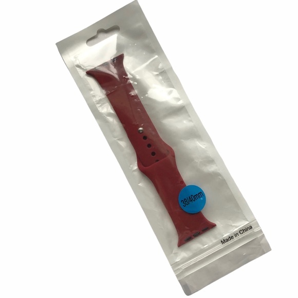 5/$20 NEW MAROON Silicone Sport Band Apple Watch 38/40/41mm M/L - Picture 6 of 7